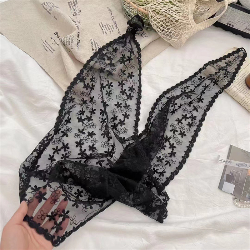 Women'S Fashion Poncho - Women Lace Triangle Scarf Sweet Girls