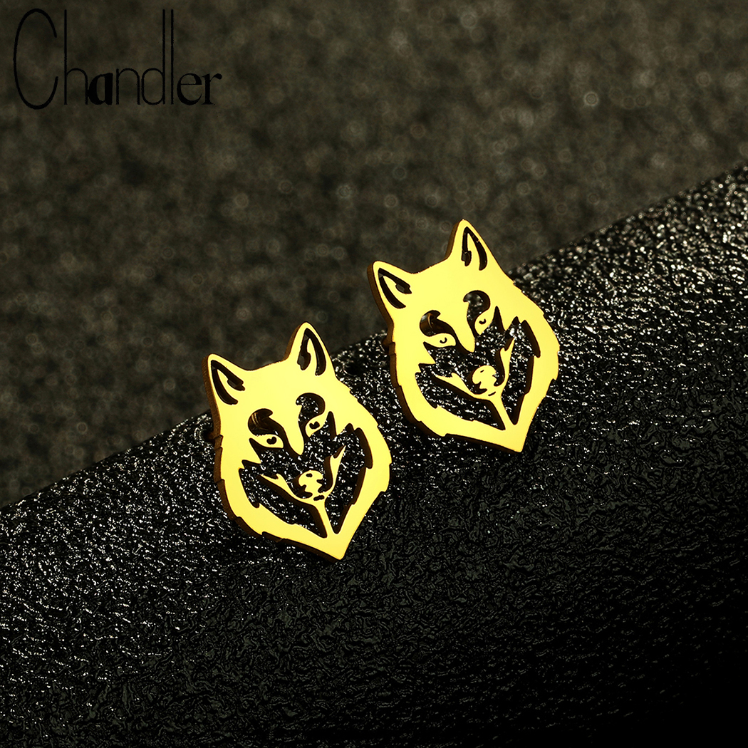 Women Fashion Png - Chandler Wolves Png Earring Wolf SVG