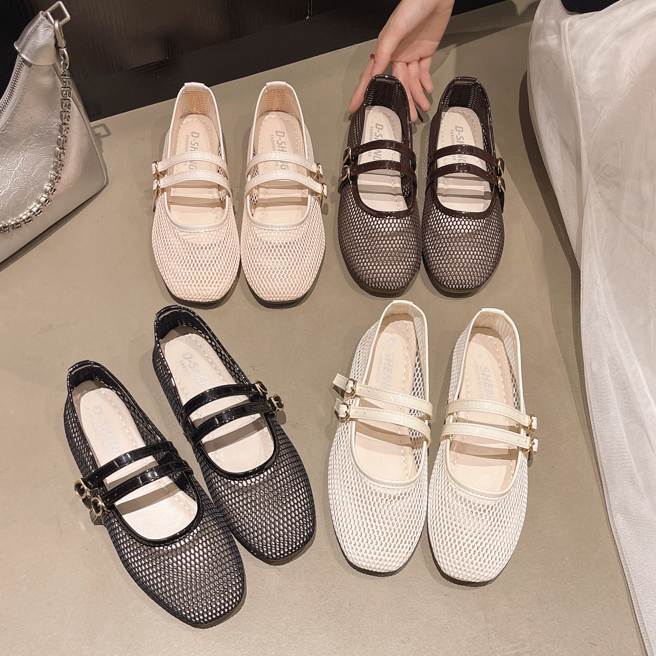 Women Fashion Heels - Breathable Women's Shallow-mouth Single Shoes, 2026