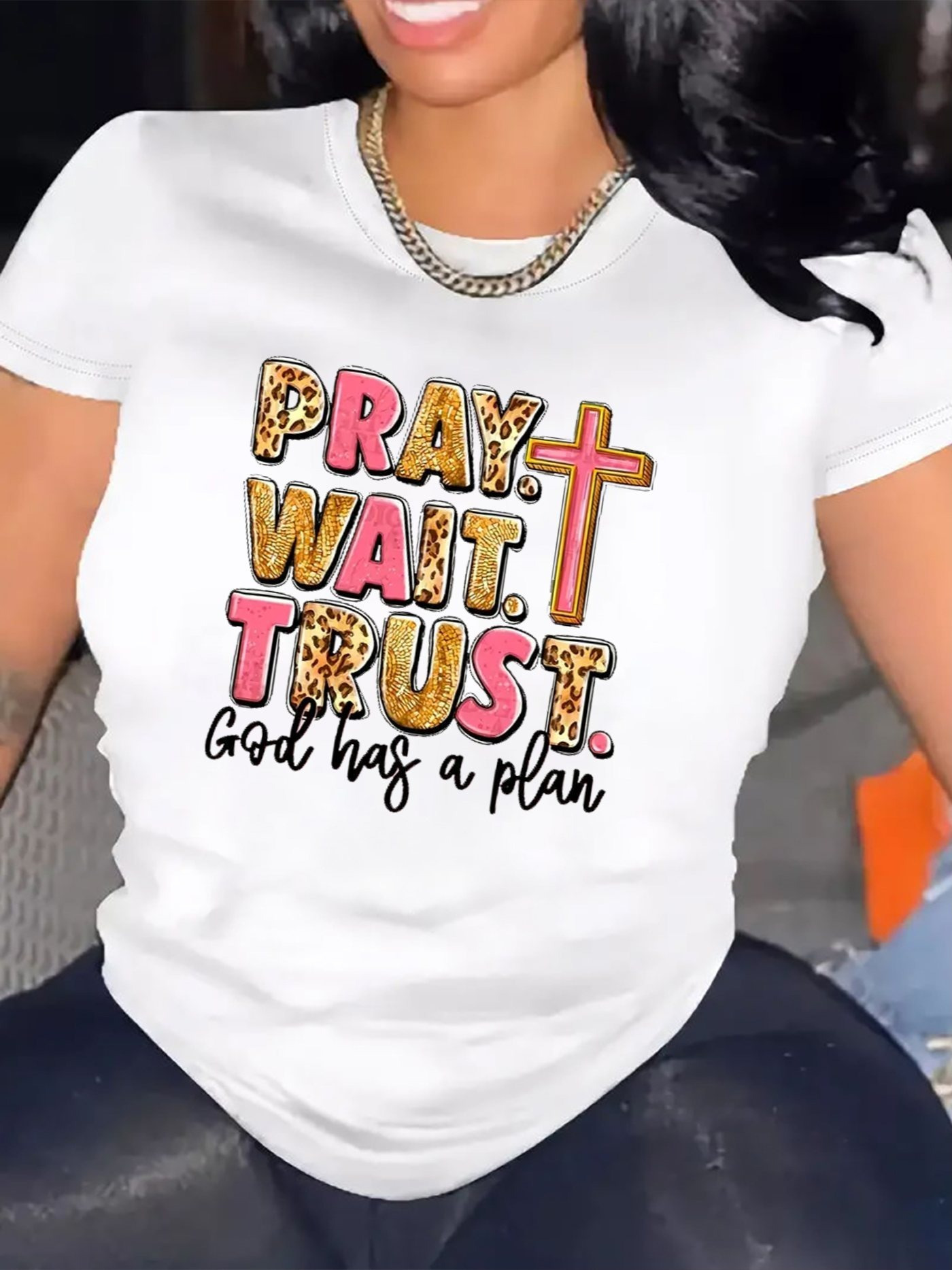 Women Top Fashion - Womens TShirt Comfortable Crew Neck Casual