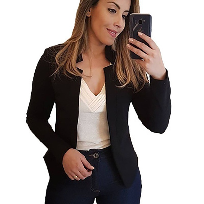 Velvet Blazer Women - Women Thin Black Blazers Suit 2025