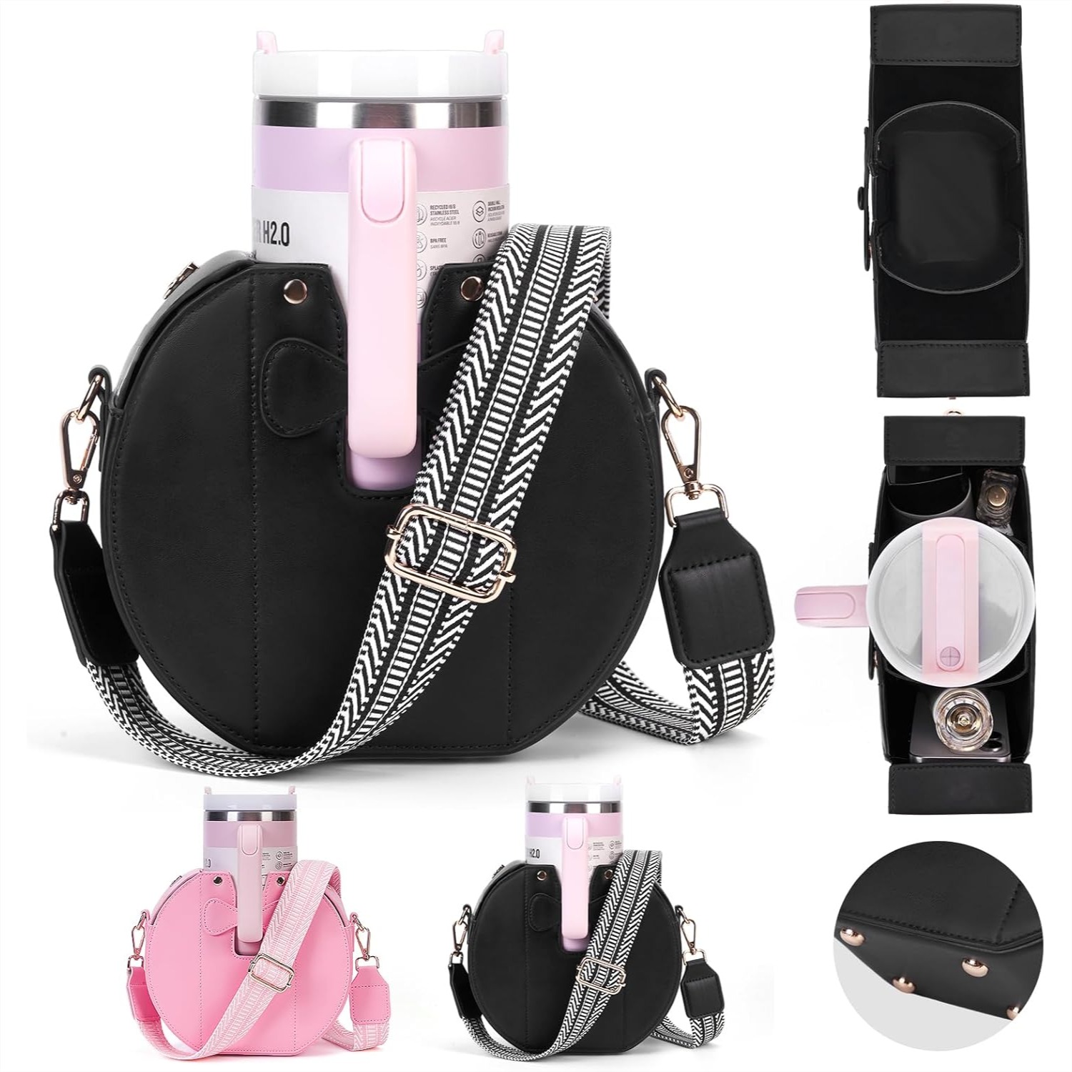Crossbody Bag Women - Crossbody Tumbler Bag for 40oz Stanley