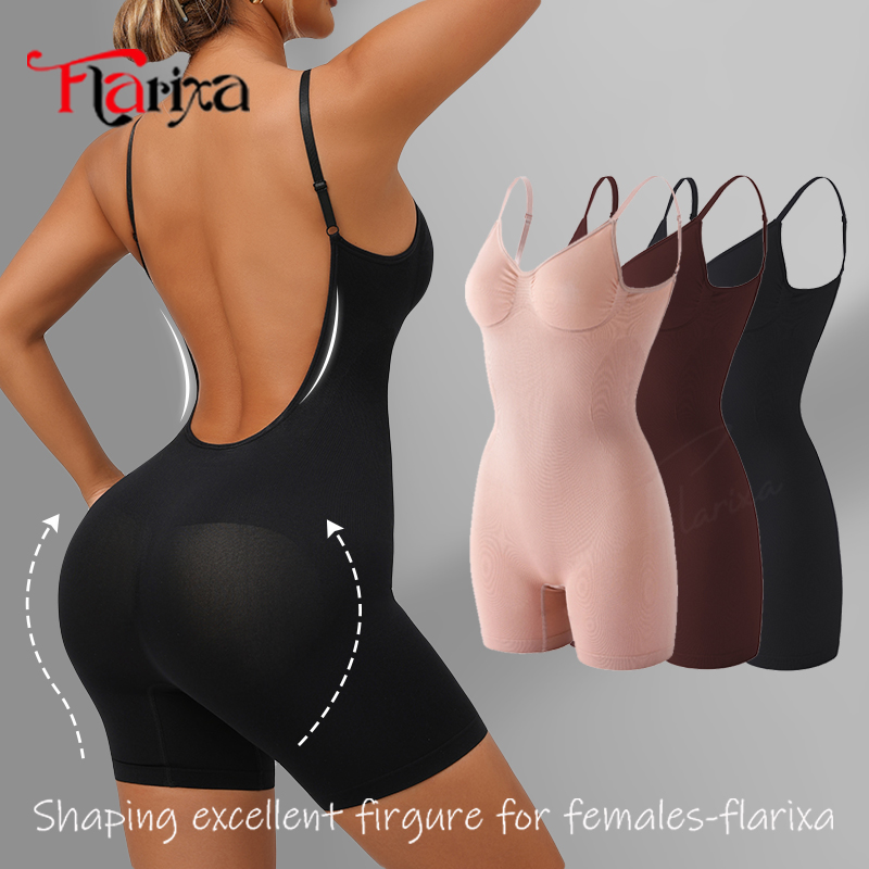 Corset Top Boned - Flarixa New Low Back Shapewear Thigh