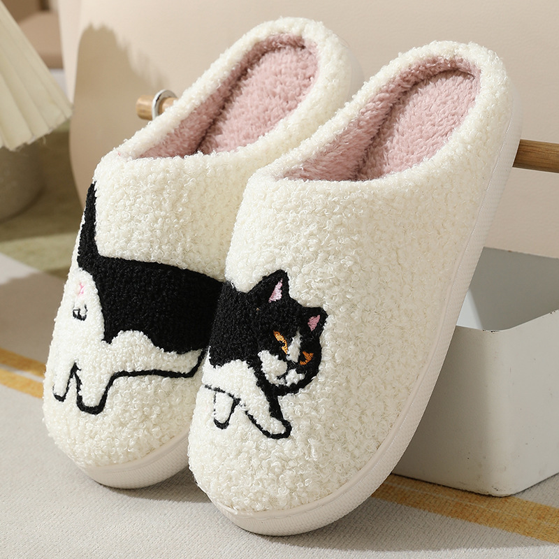 Women Fashion Images - Winter Plush Cute Dachshund Embroidery Home