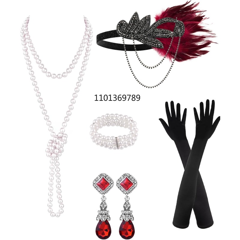 6 Pcs 1920s Flapper Accessorie - Women'S Fashion Roaring 20S recensie en prijs