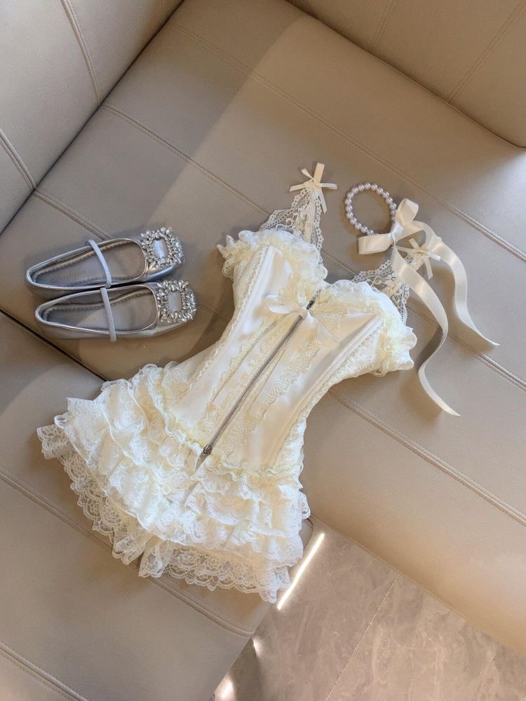 Cute Desire Lace Bustier Top H - Corset Top Boned recensie en prijs