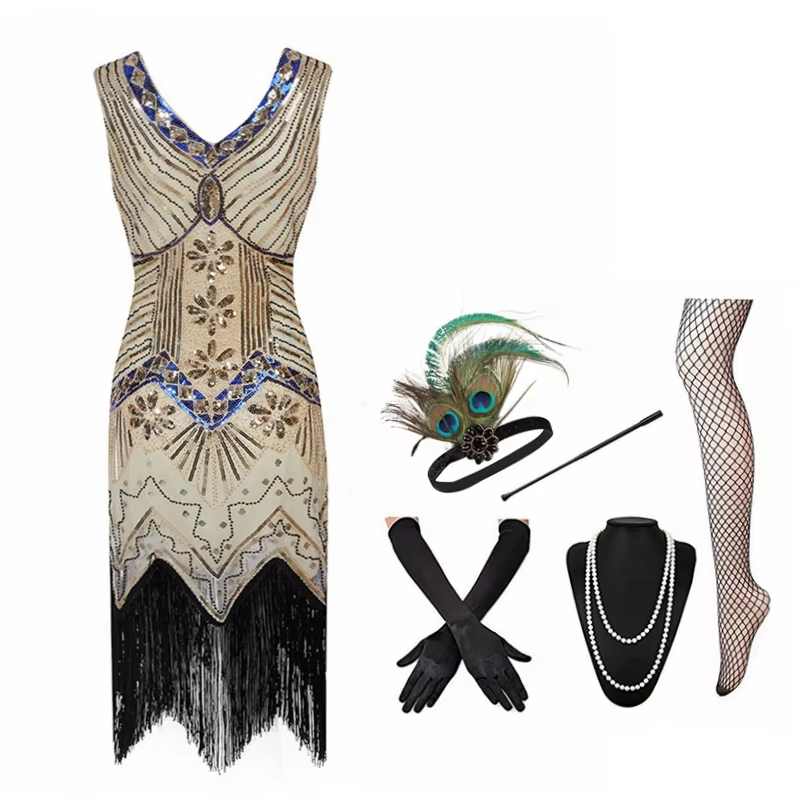 New XS-XXXL 1920s Vintage Gree - Women'S Fashion Roaring 20S recensie en prijs