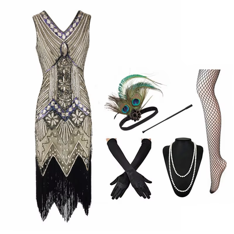 New XS-XXXL 1920s Vintage Gree - Women'S Fashion Roaring 20S recensie en prijs