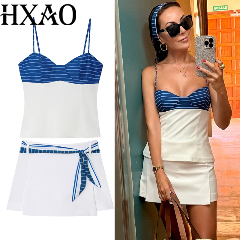 HXAO Bow Stripe Women's Skirt  - Corset Top Boned recensie en prijs