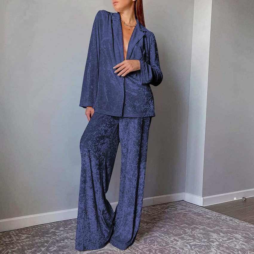 Women's 2-piece Sets Crushed V - Velvet Blazer Women recensie en prijs