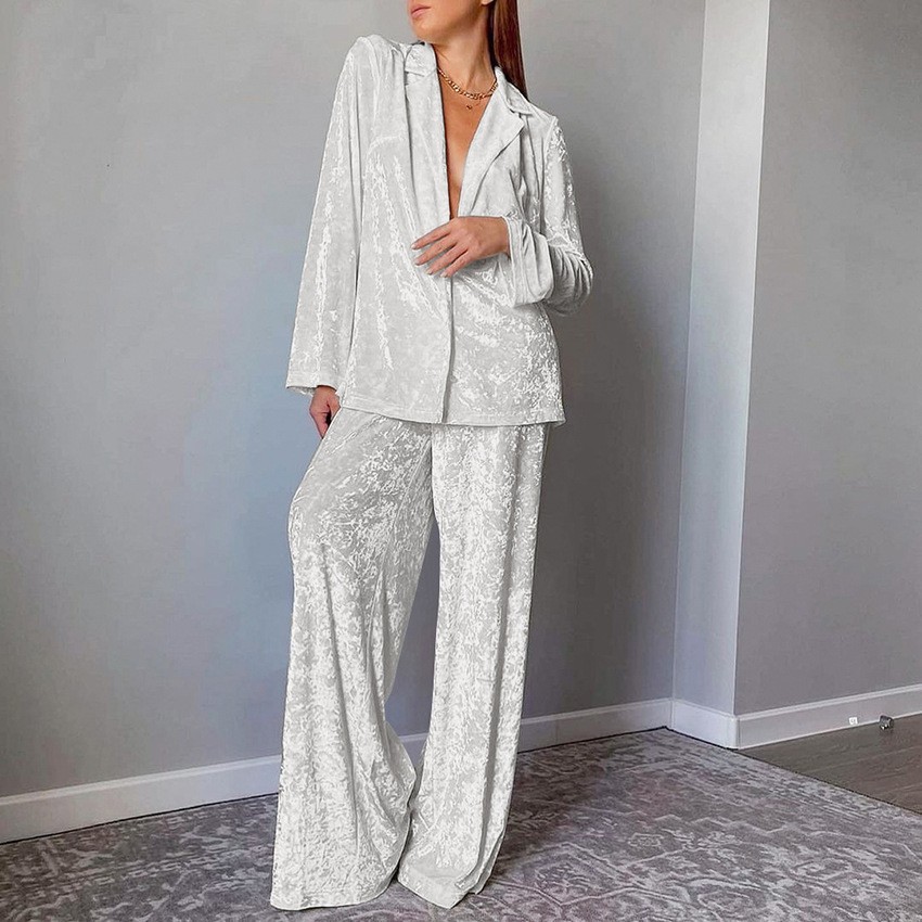 Women's 2-piece Sets Crushed V - Velvet Blazer Women recensie en prijs