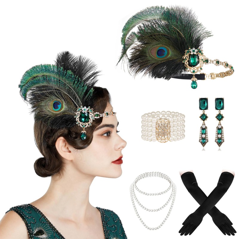 Flapper Accessories Set 1920s  - Women'S Fashion Roaring 20S recensie en prijs