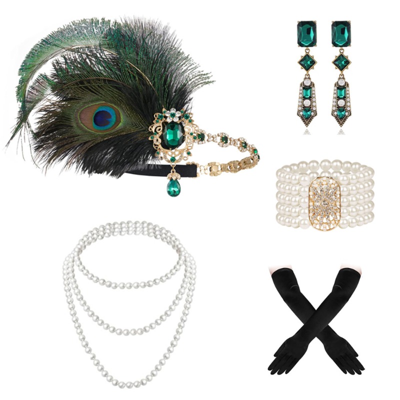 Flapper Accessories Set 1920s  - Women'S Fashion Roaring 20S recensie en prijs