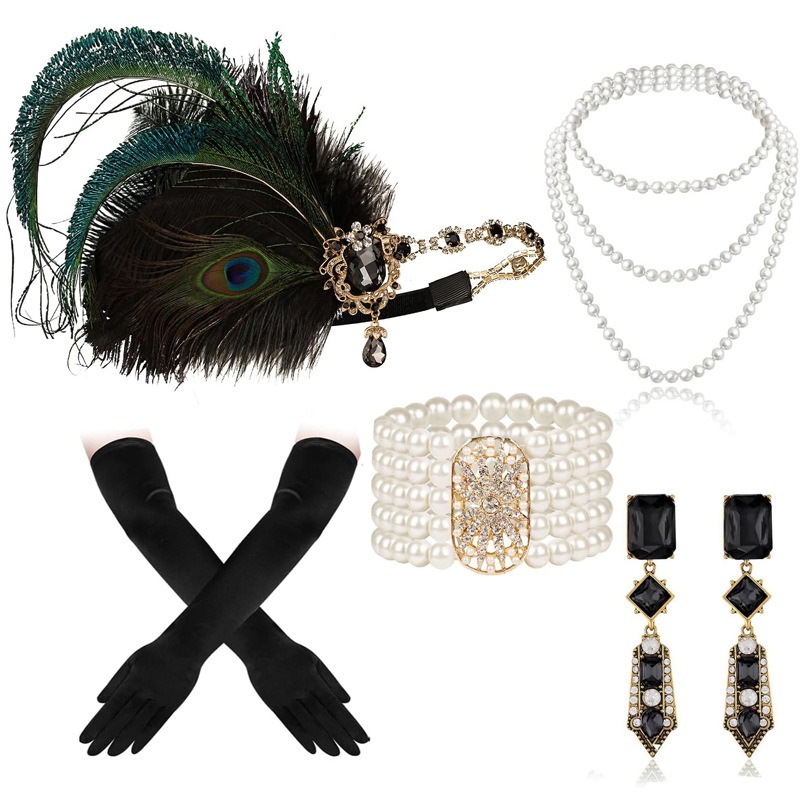 Flapper Accessories Set 1920s  - Women'S Fashion Roaring 20S recensie en prijs