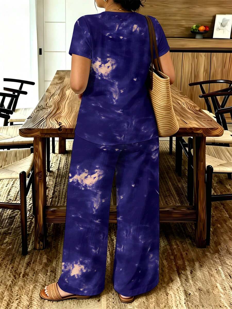 Casual Plus Size Womens Tie Dy - Tie Dye Two Piece recensie en prijs