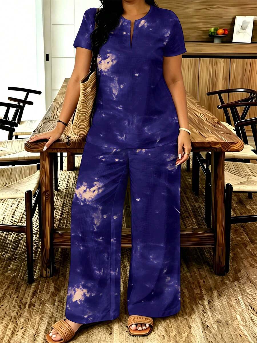 Casual Plus Size Womens Tie Dy - Tie Dye Two Piece recensie en prijs