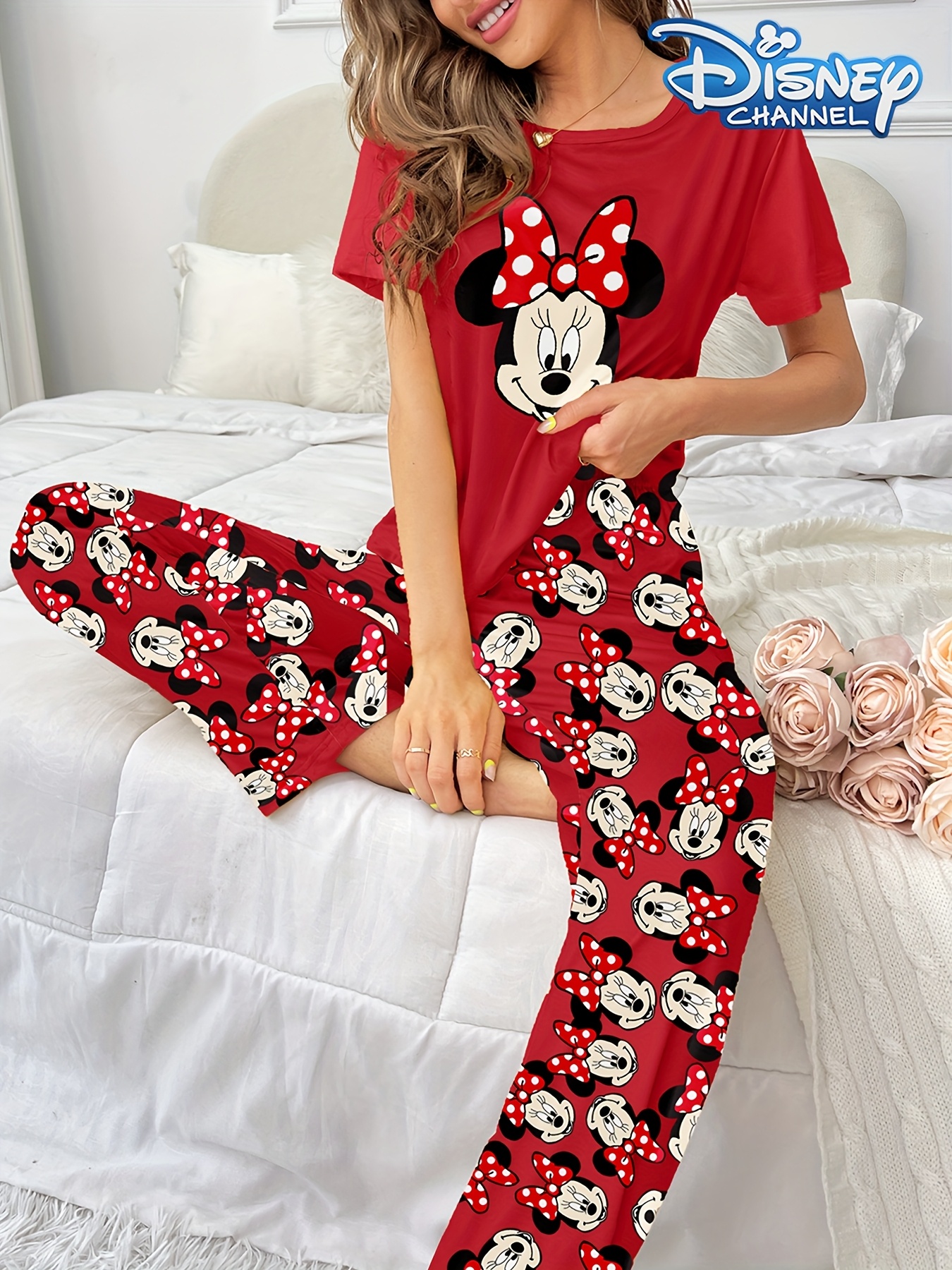 Women's pajama set with cute D - Women Fashion Images recensie en prijs