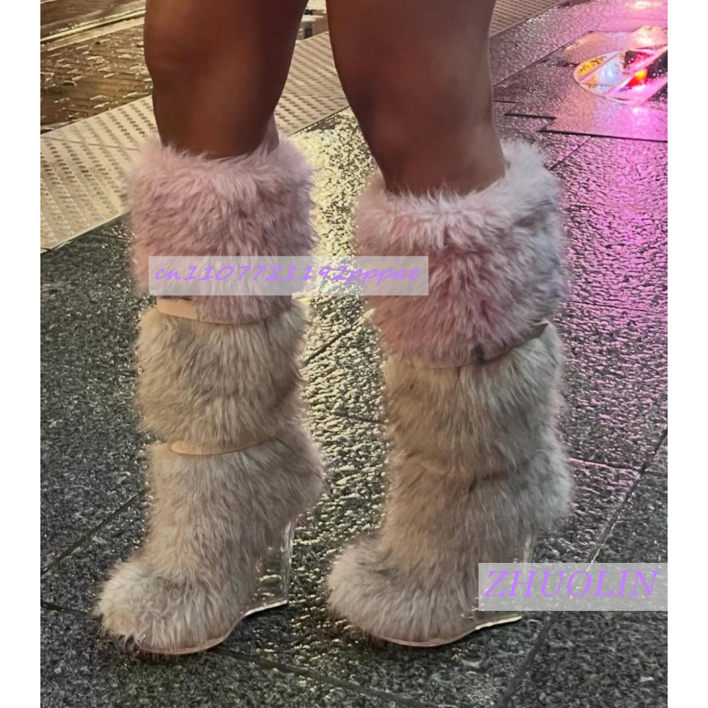 Winter Gradient Furry Transpar - Women'S Fashion Trends recensie en prijs