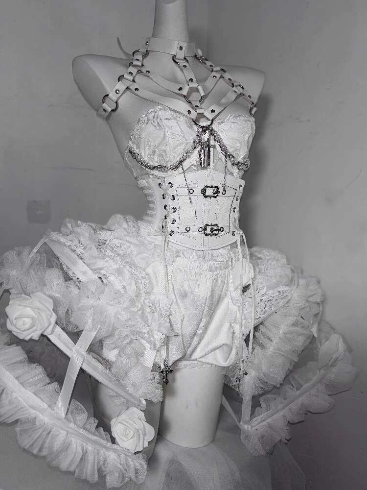 Lolita Costume Flower Bone Hea - Corset Top Boned recensie en prijs