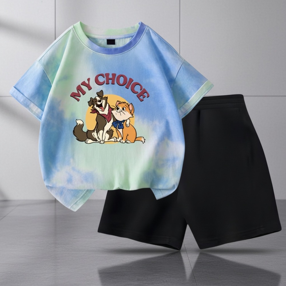 Summer Children T Shirt and Sh - Tie Dye Two Piece recensie en prijs