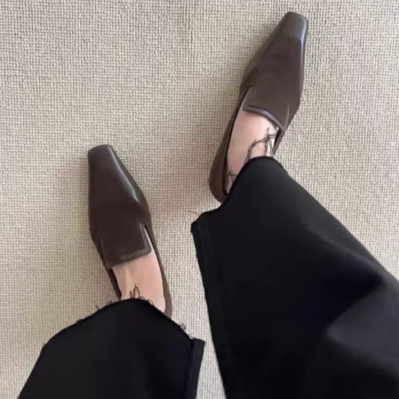 Retro Square Toe Deep Mouth Sl - Women Fashion Heels recensie en prijs