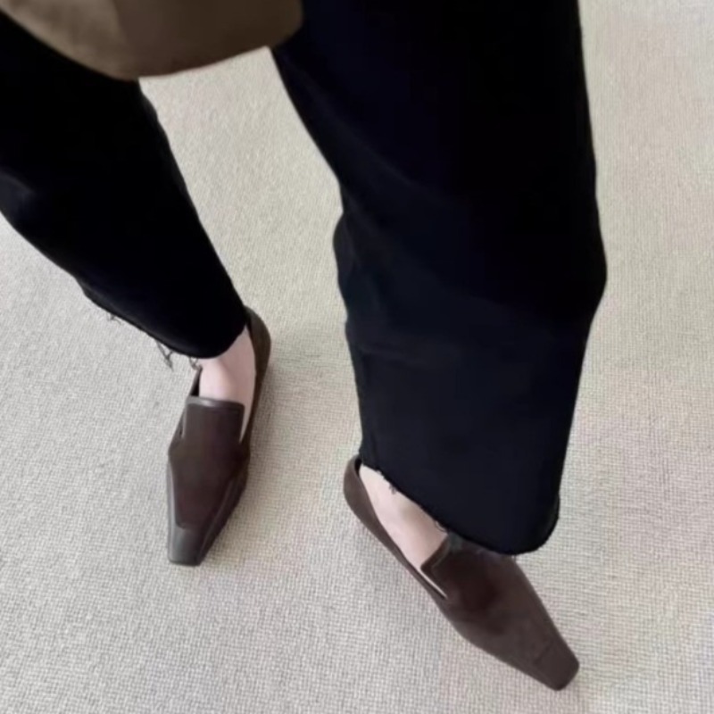 Retro Square Toe Deep Mouth Sl - Women Fashion Heels recensie en prijs