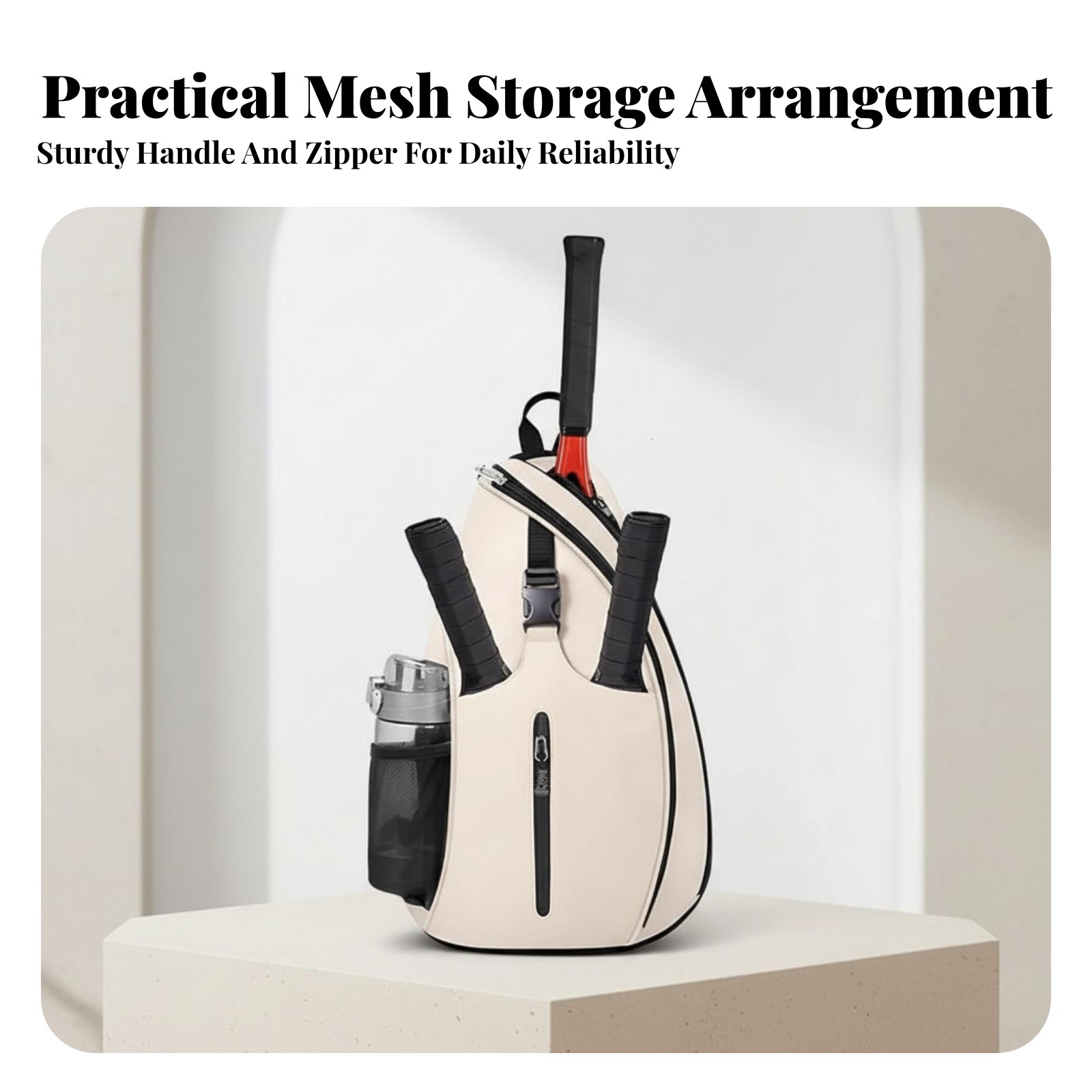 Pickleball Backpack Sturdy Bad - Crossbody Bag Women recensie en prijs