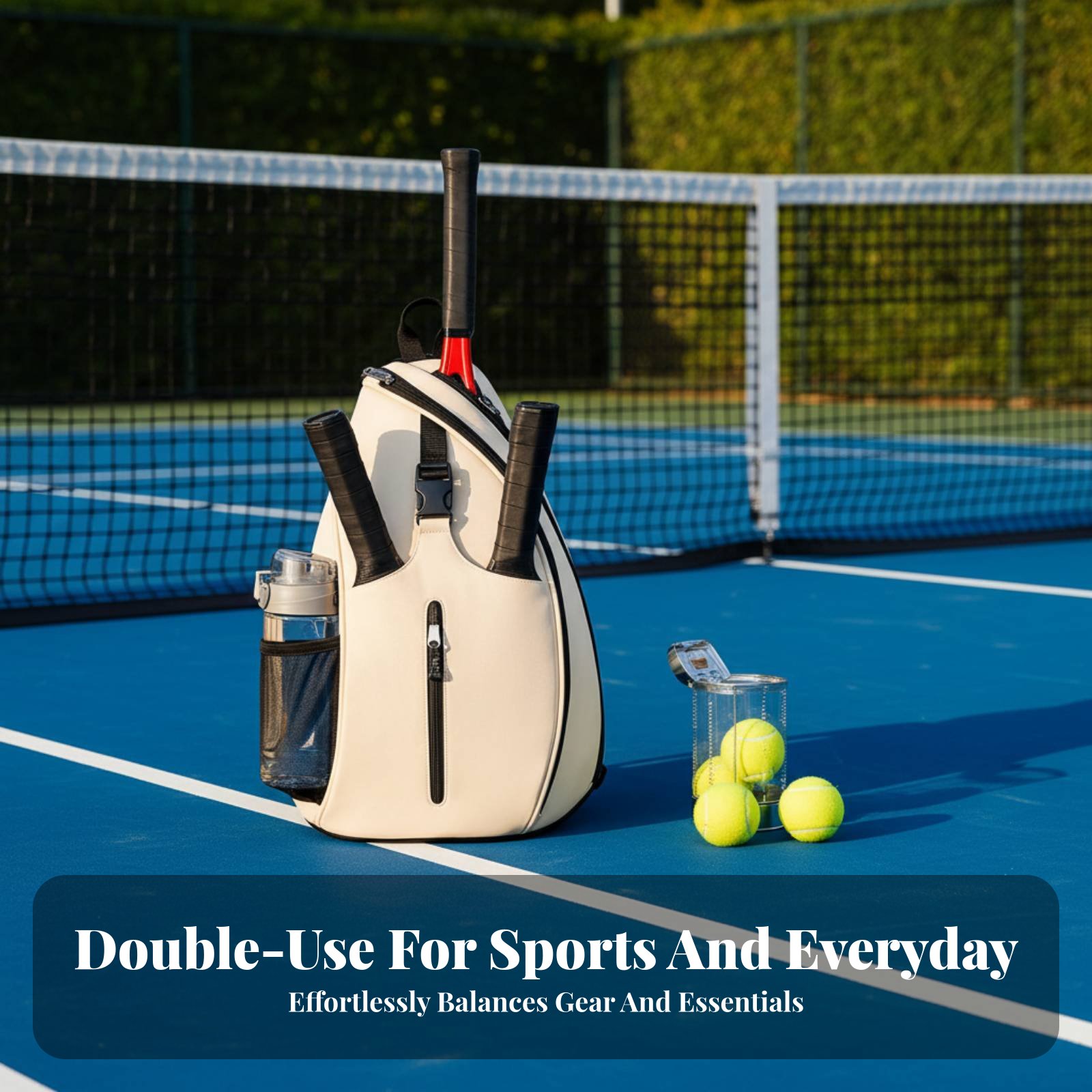 Pickleball Backpack Sturdy Bad - Crossbody Bag Women recensie en prijs