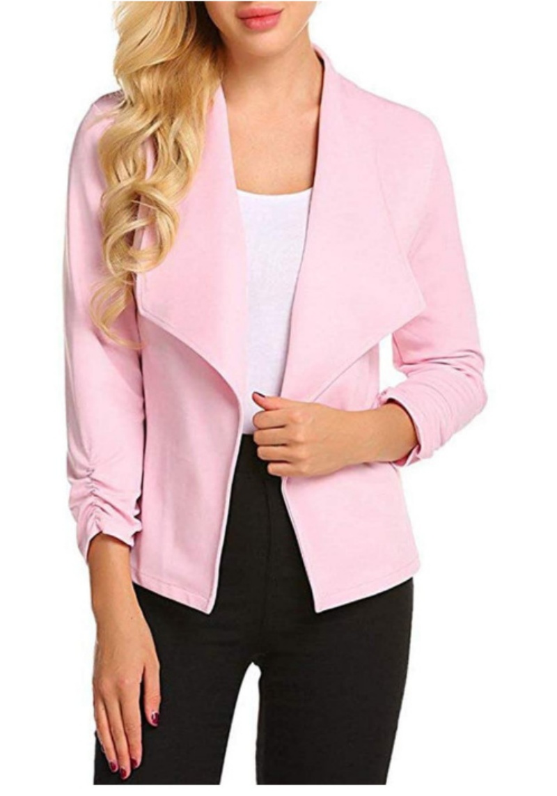 Womens Blazer Casual Open Fron - Velvet Blazer Women recensie en prijs