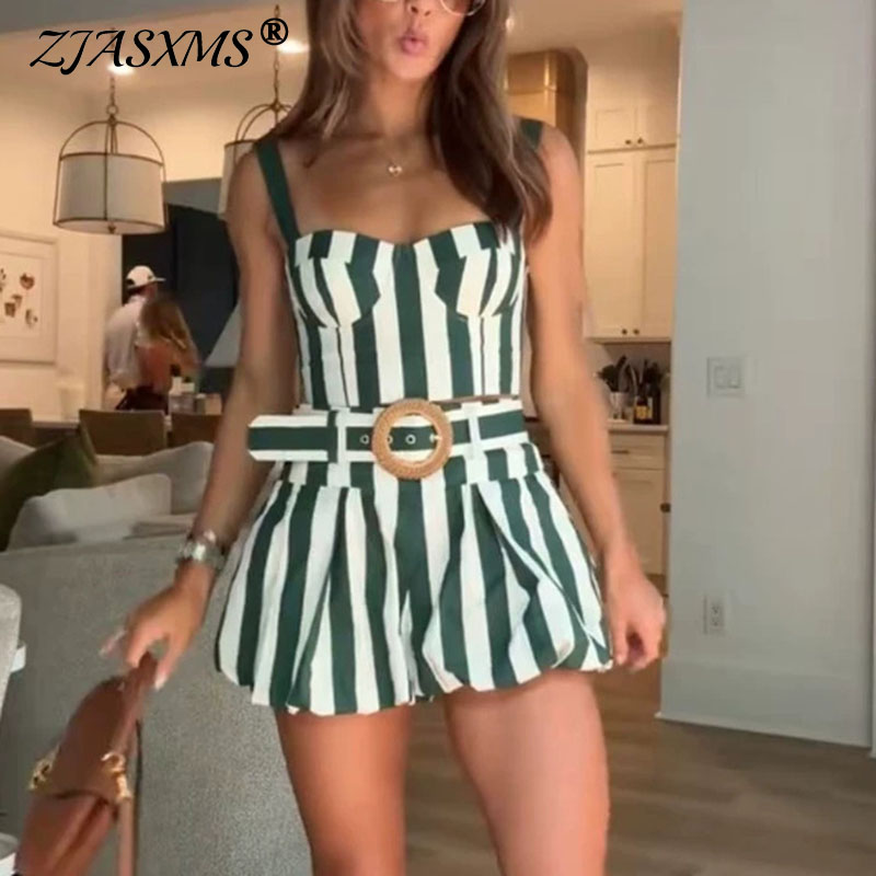 Summer Sleeveless Striped Two- - Corset Top Boned recensie en prijs