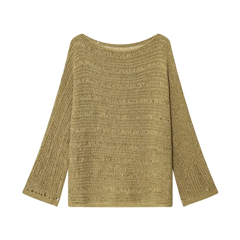 Vintage Boat Neck Knit Sweater - Women Top Fashion recensie en prijs