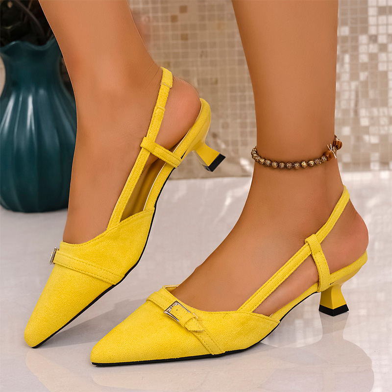 Fashion Yellow High Heels Sand - Women'S Fashion Summer 2025 recensie en prijs