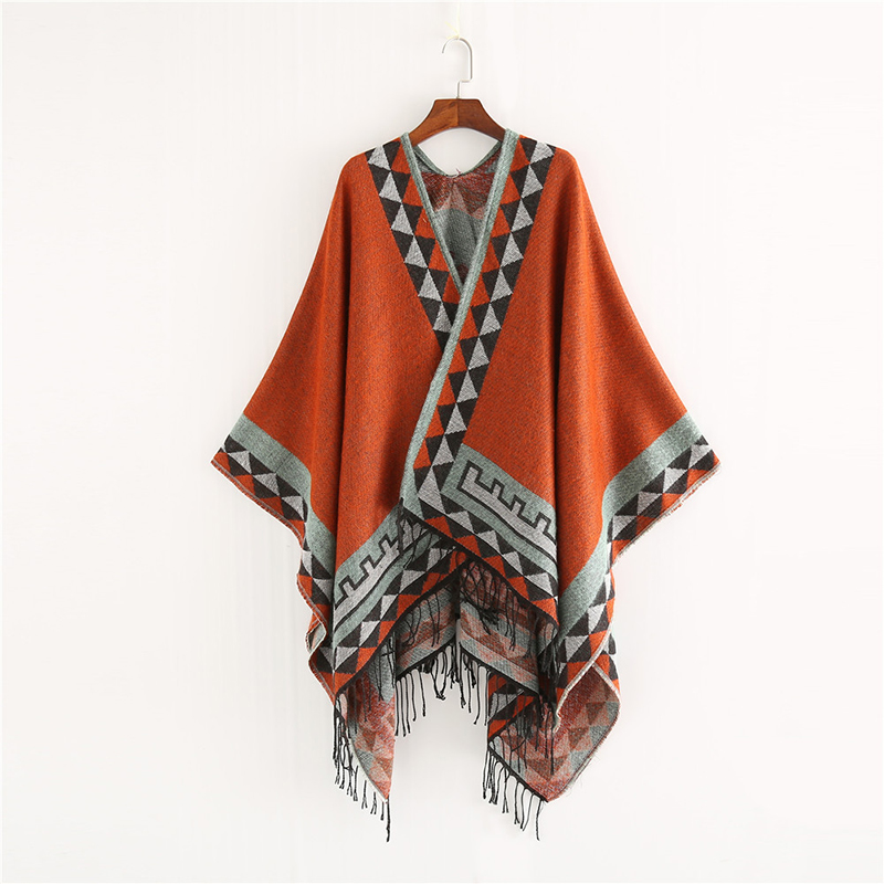 Indian Style Fashion Geometric - Women'S Fashion Poncho recensie en prijs