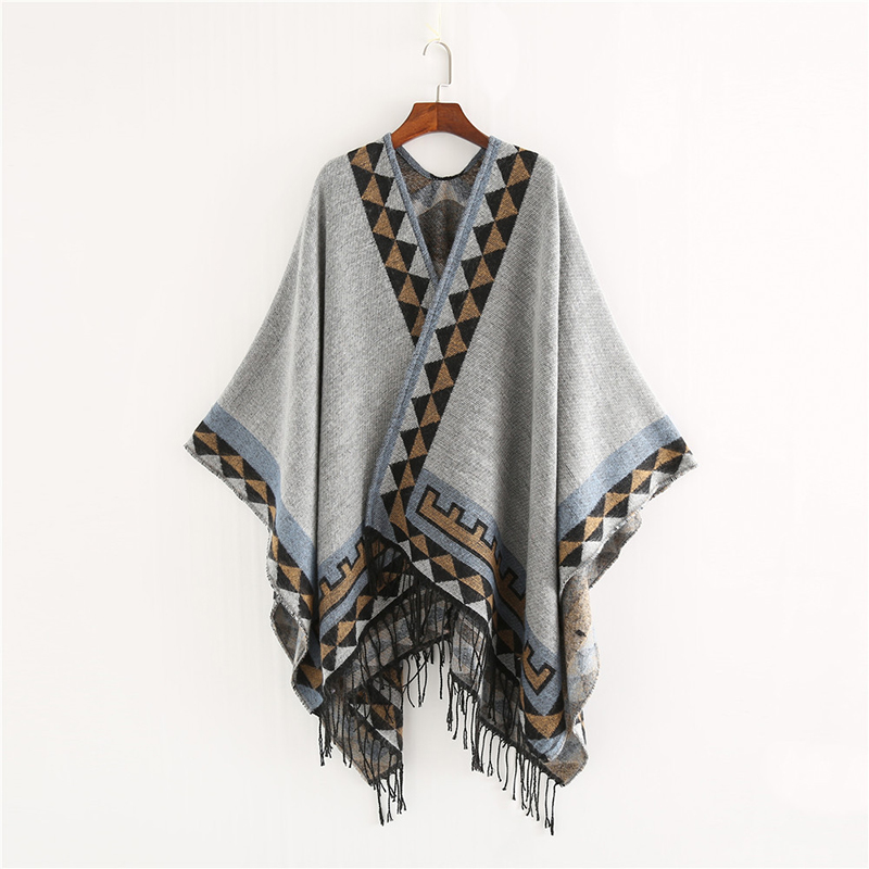 Indian Style Fashion Geometric - Women'S Fashion Poncho recensie en prijs