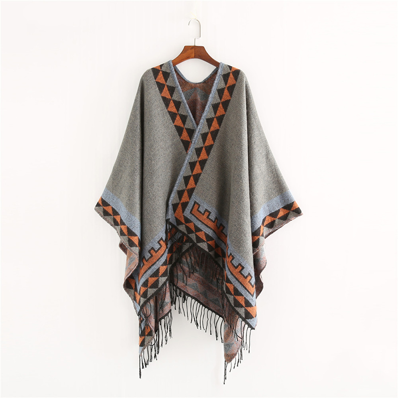 Indian Style Fashion Geometric - Women'S Fashion Poncho recensie en prijs