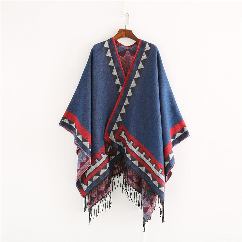 Indian Style Fashion Geometric - Women'S Fashion Poncho recensie en prijs