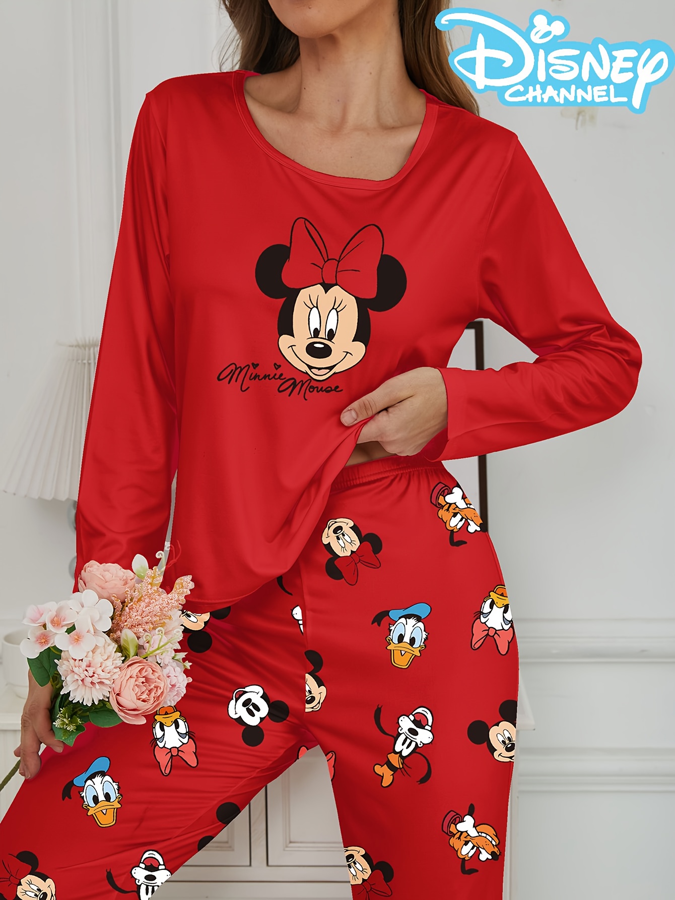 Women's pajama set with cute D - Women Fashion Images recensie en prijs