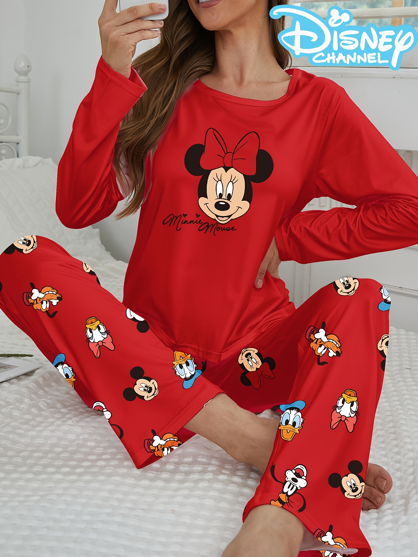 Women's pajama set with cute D - Women Fashion Images recensie en prijs