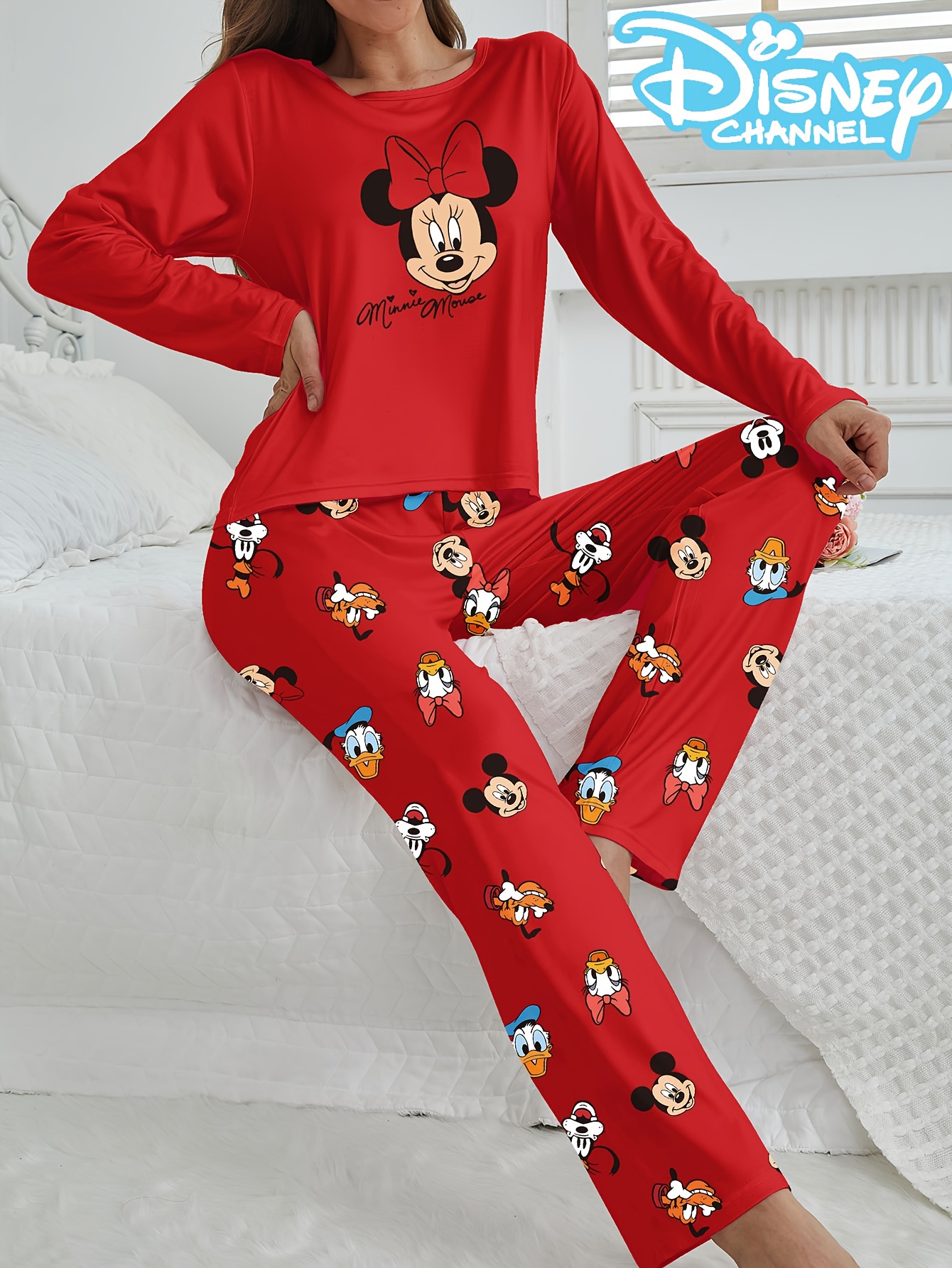 Women's pajama set with cute D - Women Fashion Images recensie en prijs