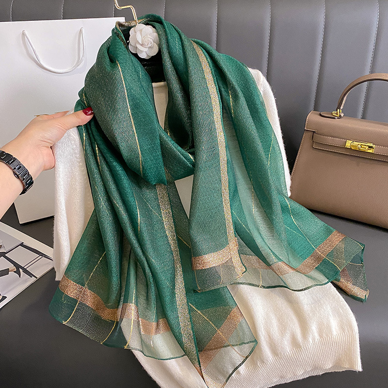 2024 Solid Silk wool scarf for - Women'S Fashion Poncho recensie en prijs