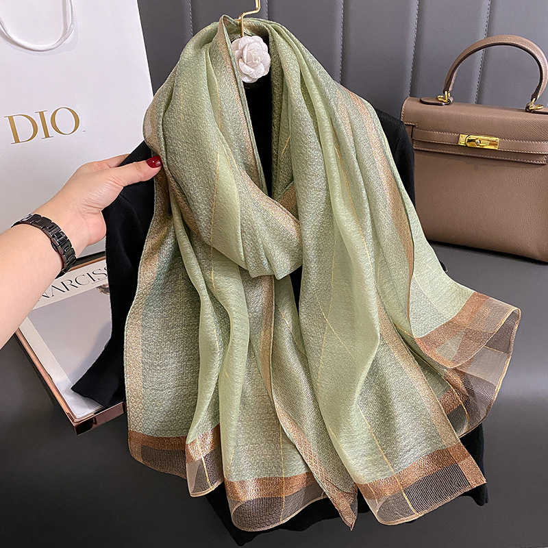 2024 Solid Silk wool scarf for - Women'S Fashion Poncho recensie en prijs