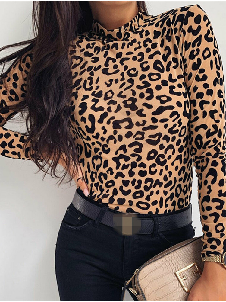 Women Blouses Fashion Leopard  - Women Top Fashion recensie en prijs
