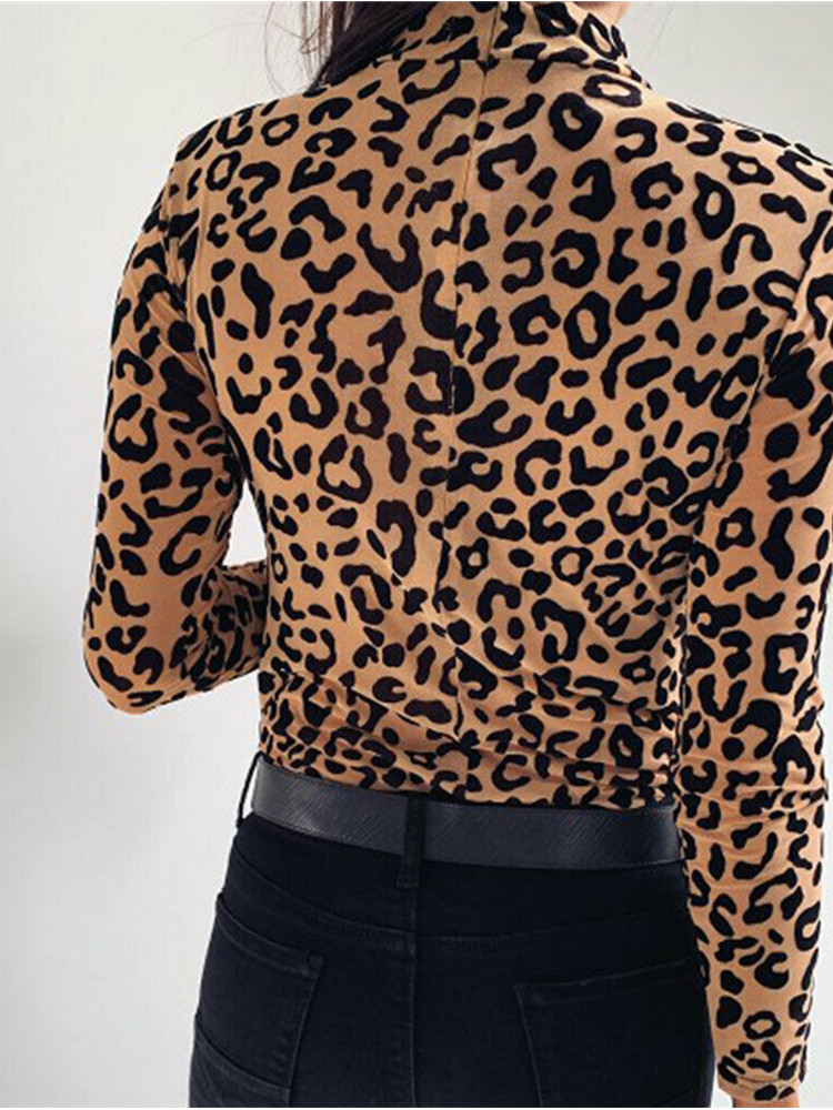 Women Blouses Fashion Leopard  - Women Top Fashion recensie en prijs