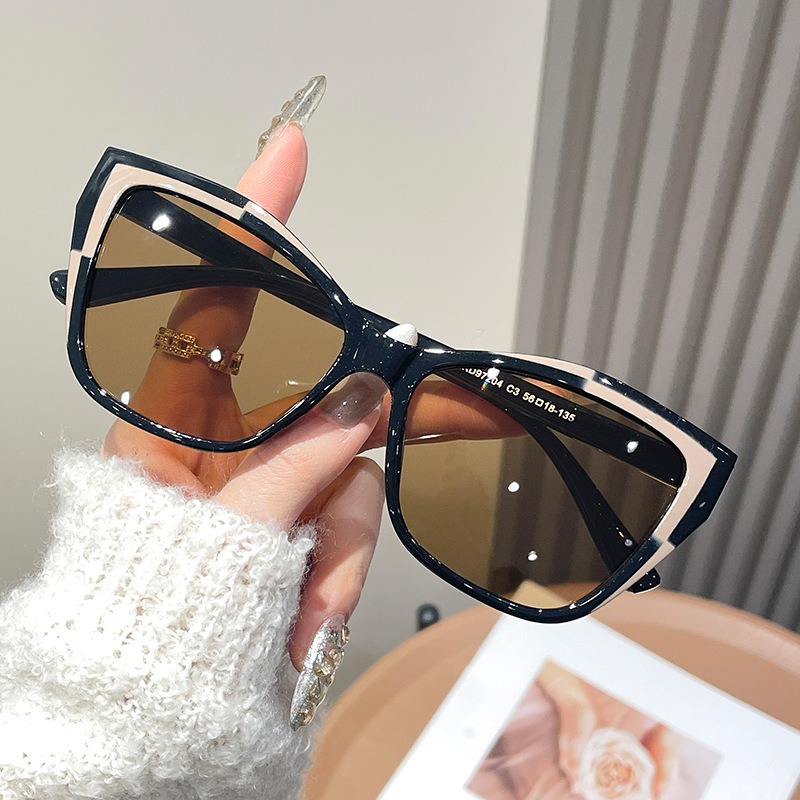 Women Color Block Cat Eye Eyeg - Women'S Fashion Eyeglass Frames recensie en prijs