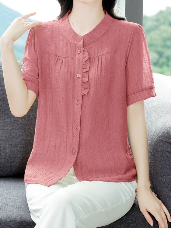 Fashionable Ice Silk Pleated C - Women Fashion Over 40 recensie en prijs