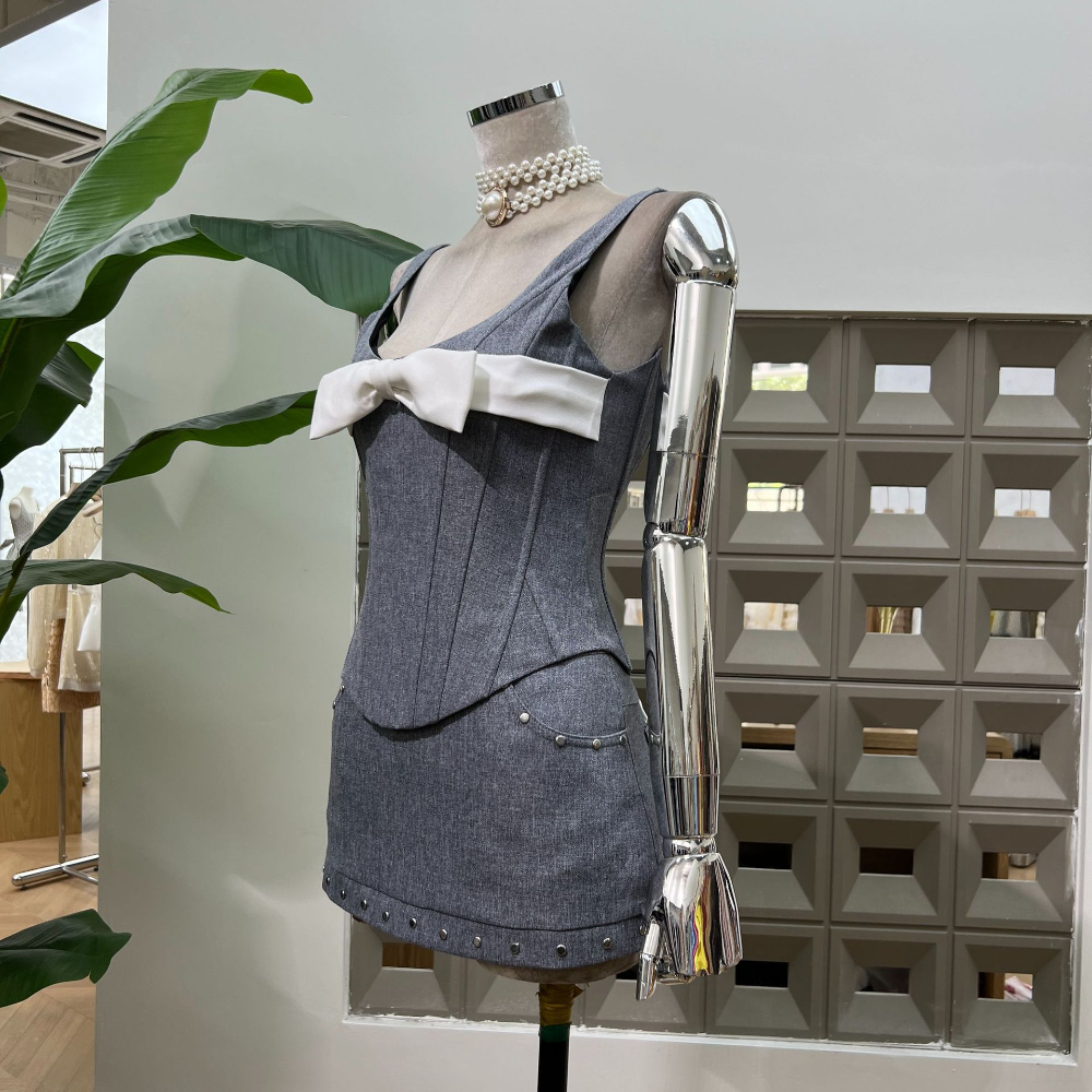 Summer 2025 Ash Gray Boned Cor - Corset Top Boned recensie en prijs