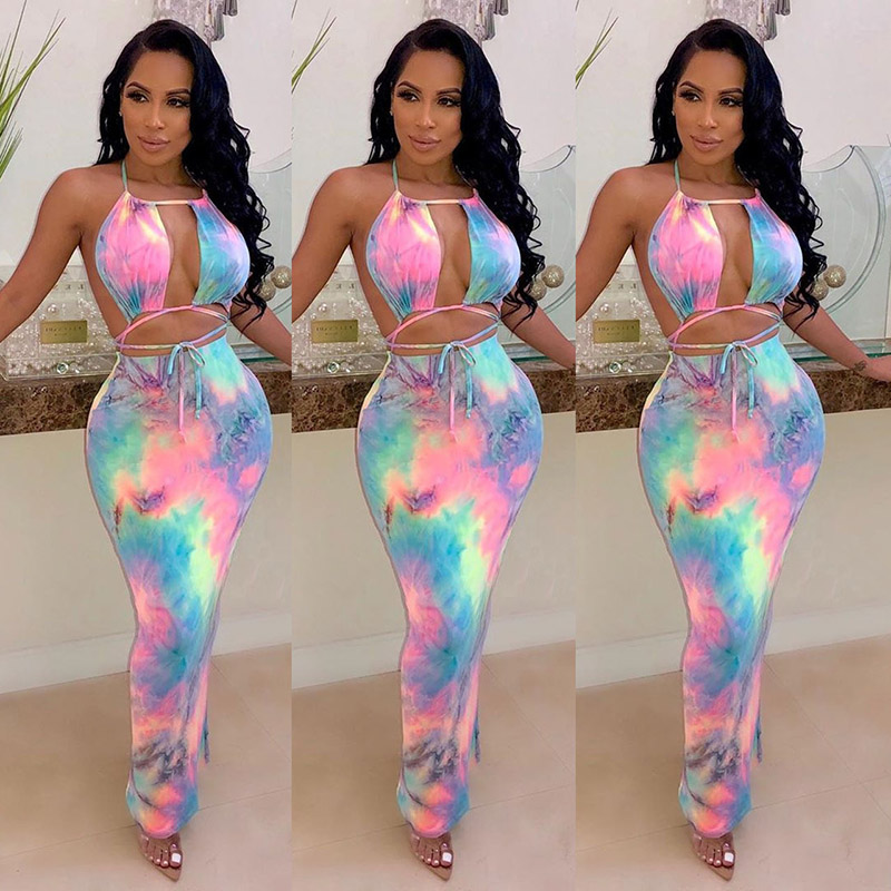 Tie Dye Sexy Two-piece Set, Ha - Tie Dye Two Piece recensie en prijs