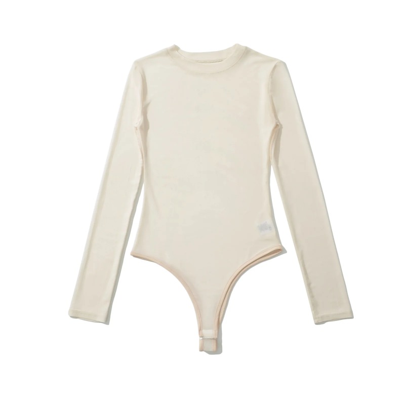 Mesh Crewneck Long Sleeve Wome - Turtleneck Bodysuit recensie en prijs