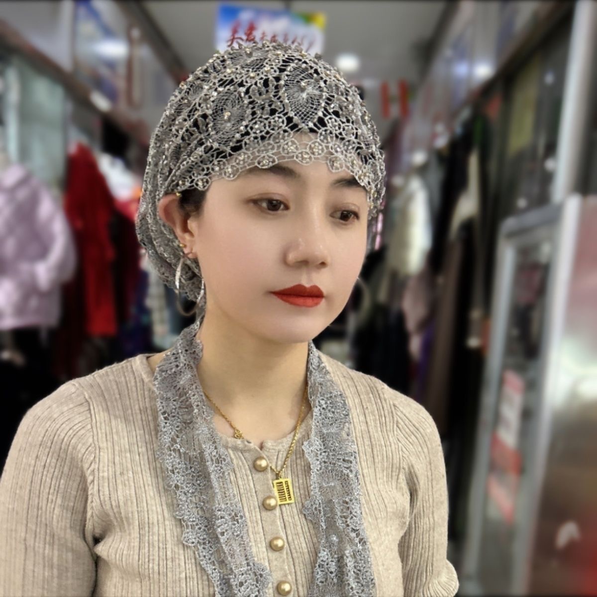 Muslim Hijabs Women Wedding De - Women Fashion Hats recensie en prijs