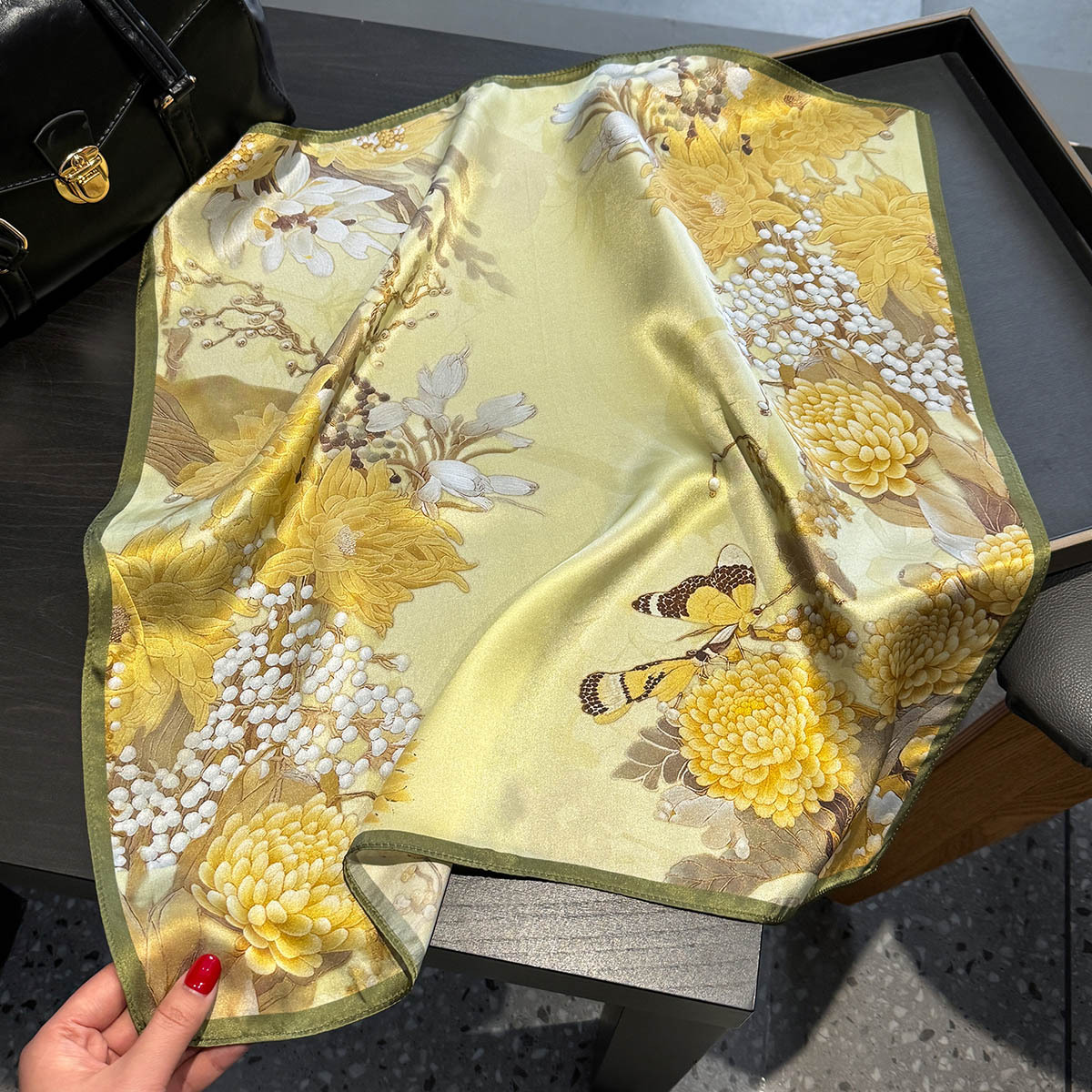 Brand 100% Pure Silk Scarf Wom - Women'S Fashion Poncho recensie en prijs